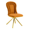 Puffy Bubble Ball Chain Chair for Dining Room & Kitchen (Set of 2)