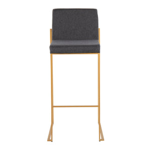 Fuji - Contemporary Design High Back Barstool