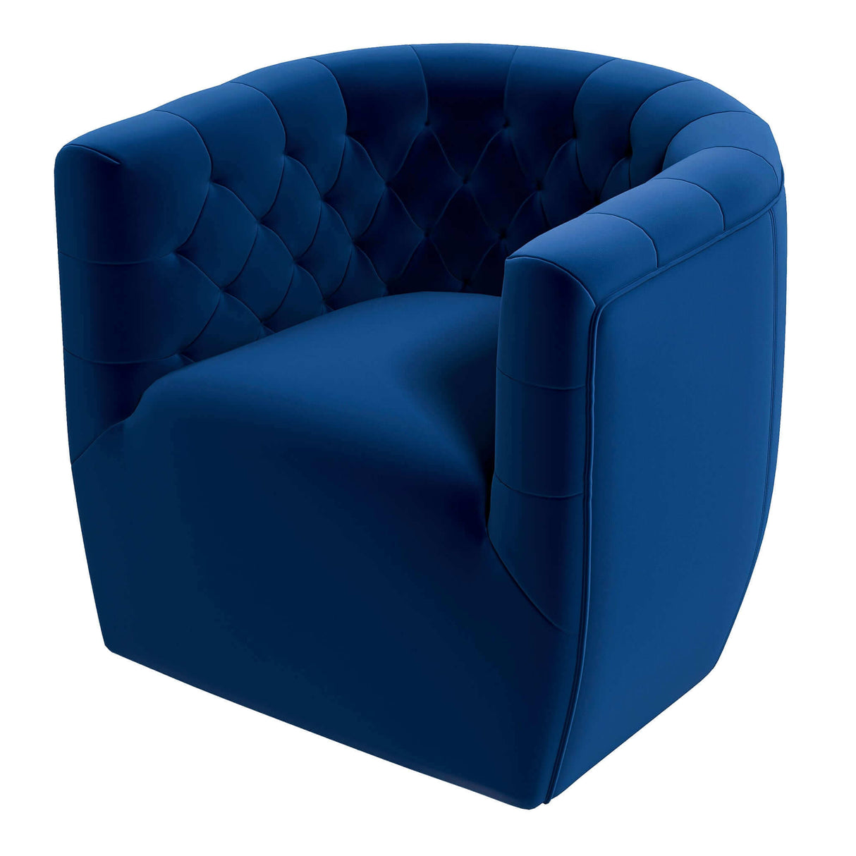 Delaney Velvet Swivel Club Chair