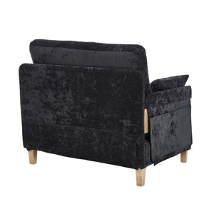 Mid Century Modern Foldable Sofa Bed, 3 In 1 Convertible Sleeper With 3 Pillows