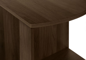 Computer Desk, Home Office, Corner, Storage Shelves, L Shape, Laptop, Contemporary & Modern - Walnut