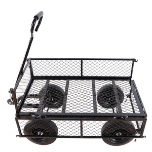 Solid Wheels Garden Cart Wagon