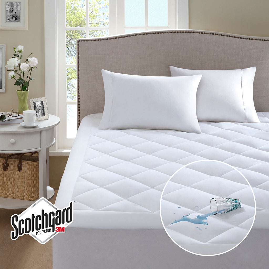 Deep pocket waterproof mattress pad- twin xl