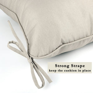 Outdoor Deep Seat Cushions For Patio Furniture Waterproof Set - Beige