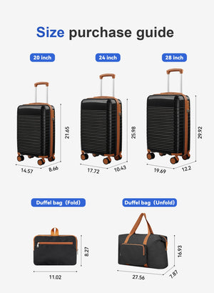 5-Piece Hardside Luggage Set