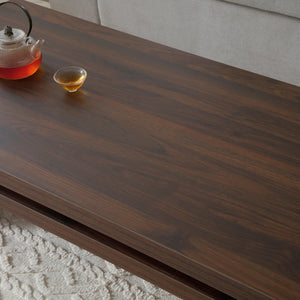 Wood Coffee Table - Mid Century Modern Farmhouse Wooden Coffee Tables