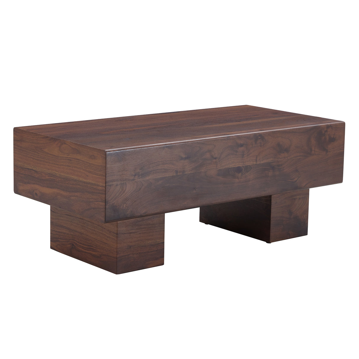 Modern Walnut MDF Coffee Table