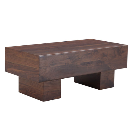 Modern Walnut MDF Coffee Table