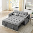 Modern-55.5'-Pull-Out-Sleep-Sofa-Bed-2-Seater-Loveseats-Sofa-Couch-Sofas-&-Sectionals