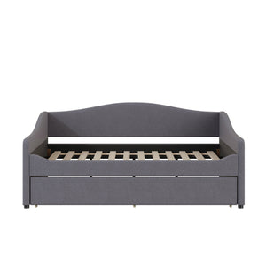 Upholstered Daybed With Light And Trundle