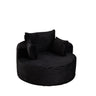 Modern Single Sofa With Backrest Pillow For Living Room