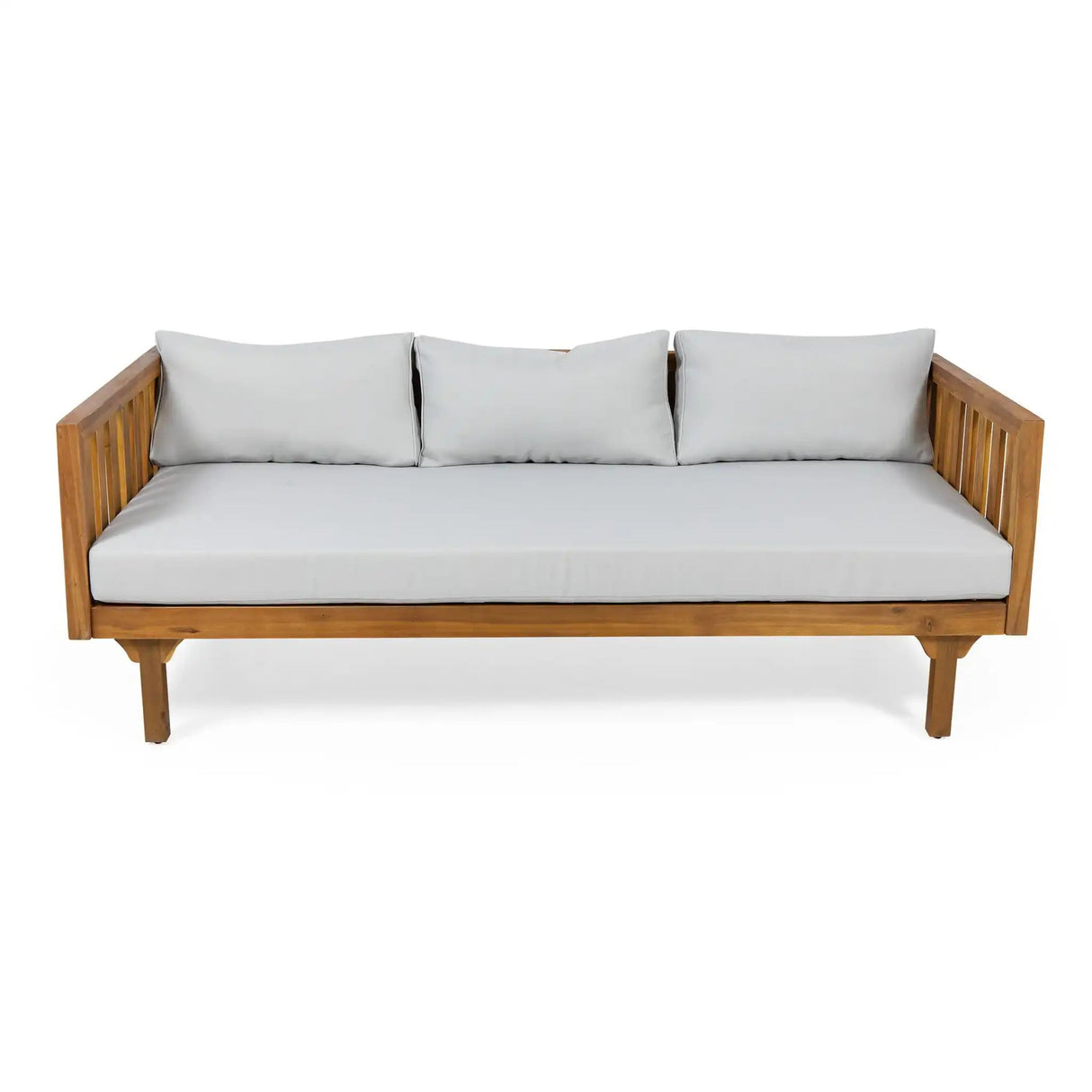 Claremont - 3 Seater Daybed Teak Acacia Wood Water Resistant Cushions