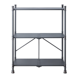 Cordelia - Hand-Brushed Console Table - Black / Bronze