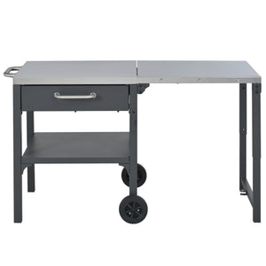Outdoor Kitchen Cart Foldable Outdoor Prep Station