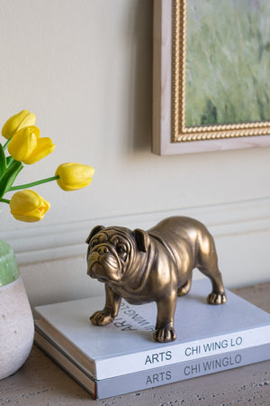 Vintage Lifelike French Bulldog Figurine