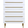 Contemporary 5 Drawer Chest For Bedroom