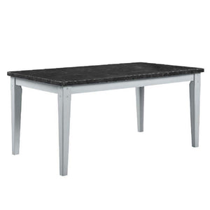 Lanton - Dining Table - Natural Marble & Antique White