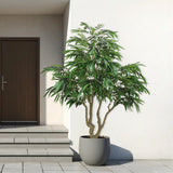 7FT Artificial Willow Tree Indoor Faux Silk Greenery Plant