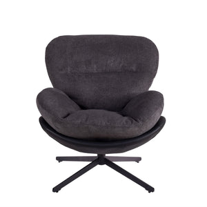 360° Swivel Office Chair, No Wheels
