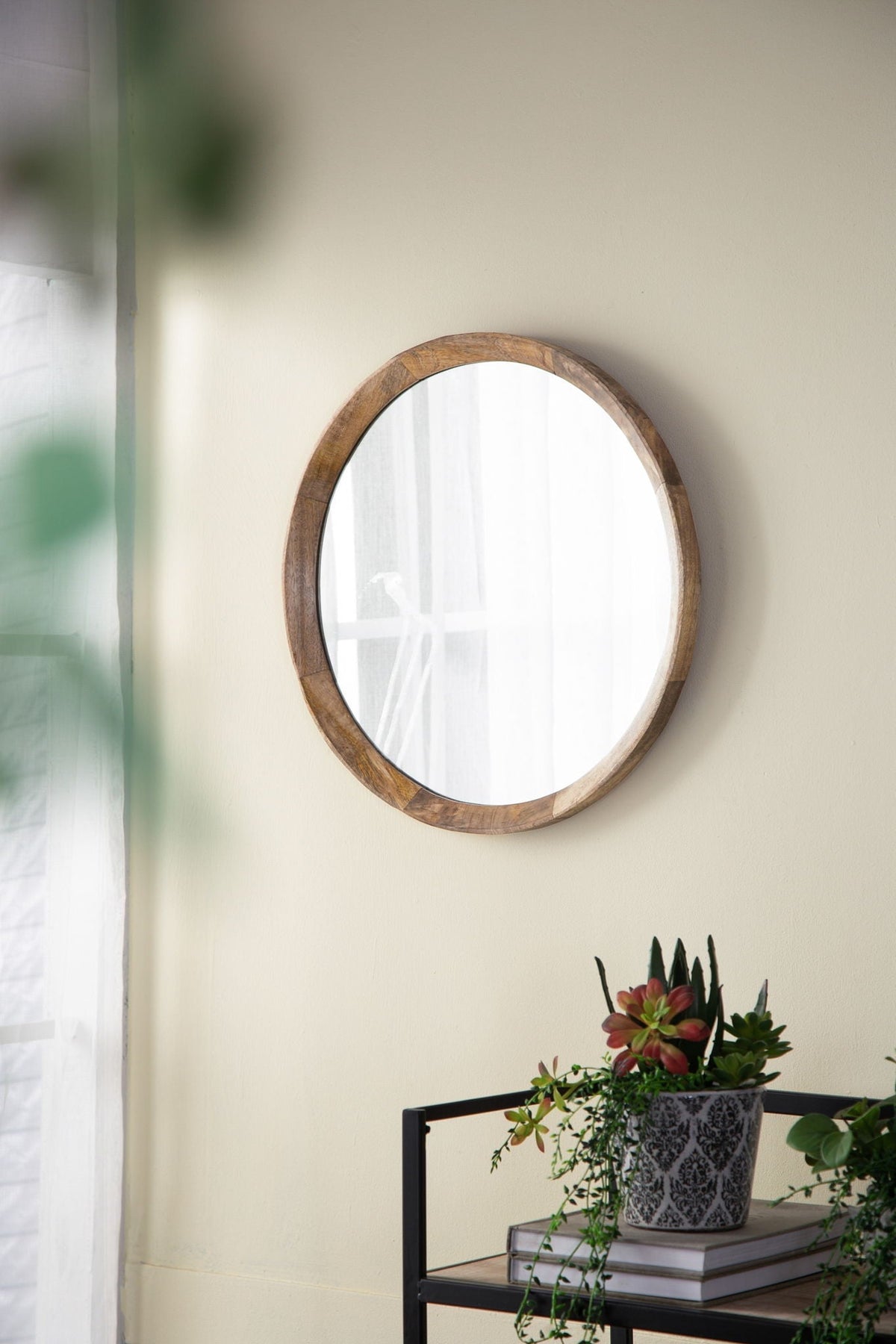 Transitional Decor Style Wall Mirror Decor With Frame For Bathroom