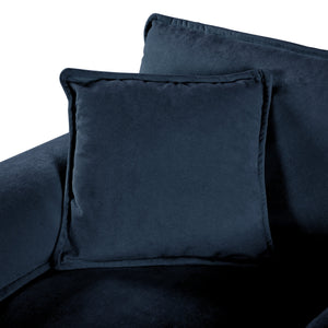 Oversized Deep Seat Sectional Sofa Modern Chenille Cloud Couch Large 3 Seater Modular Sofa with 3 Pillows