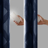 Ogee knitted jacquard total blackout curtain panel (only 1 pc panel)