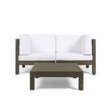 Oana - 3 Piece Love Seat Set With Coffee Table