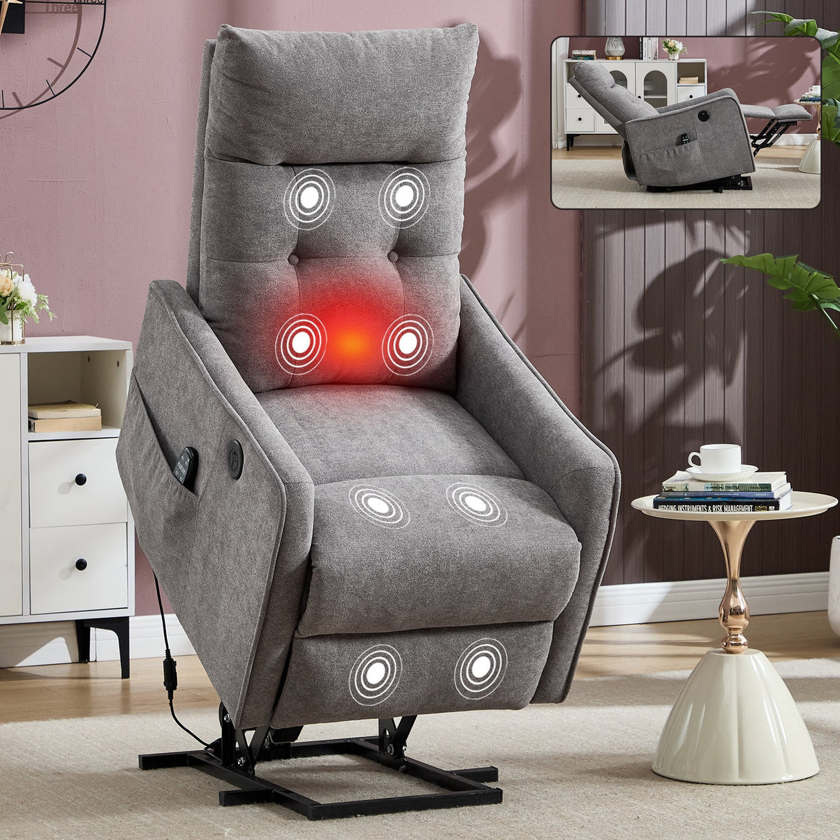Comfortmax Single Motor Lift Recliner Chair