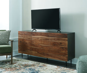 Darrey - Accent Cabinet - Natural / Brown