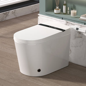 Smart Toilet With Bidet Built-In and Auto Flush - White
