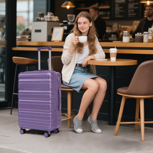 HIFINE Tourist 3-Piece ABS Spinner Wheel Luggage Set
