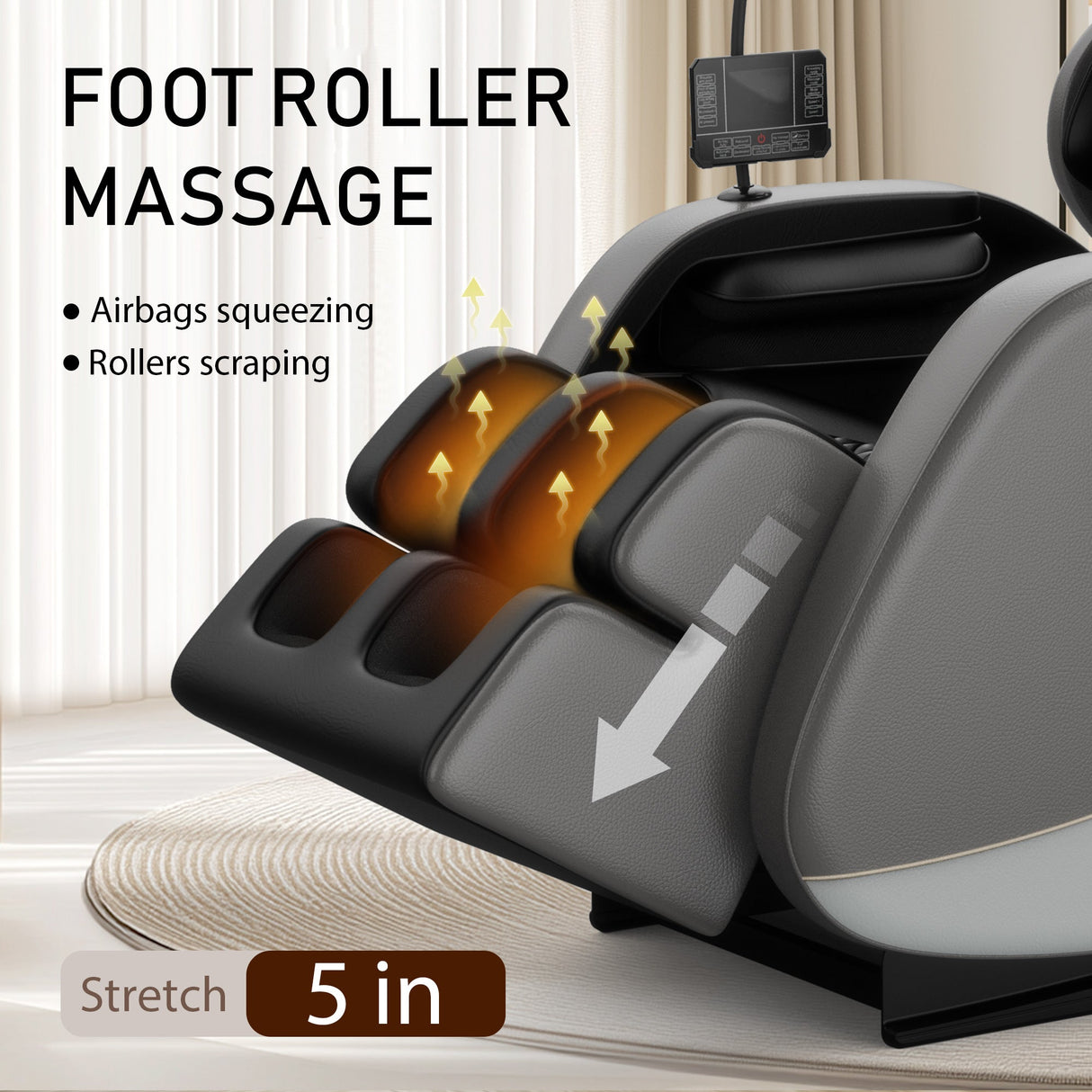 Massage Chair Recliner with Zero Gravity and Full Body Air Pressure