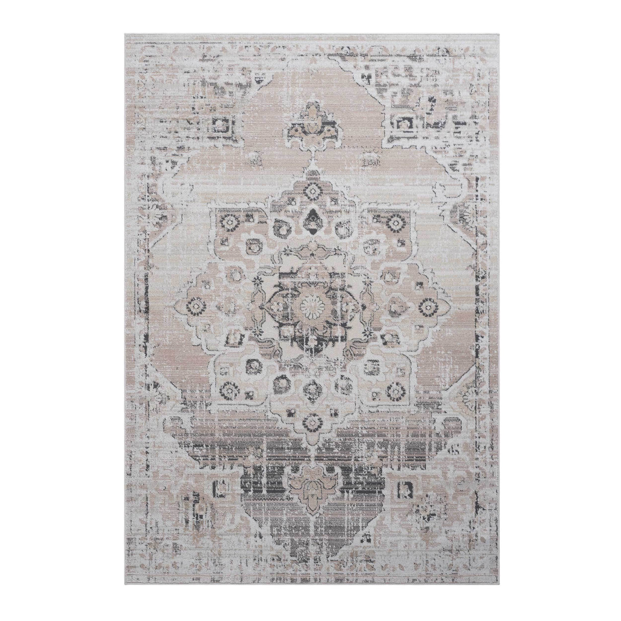NAAR PAYAS Collection Medallion Non-Shedding  and Stain Resistant Area Rug