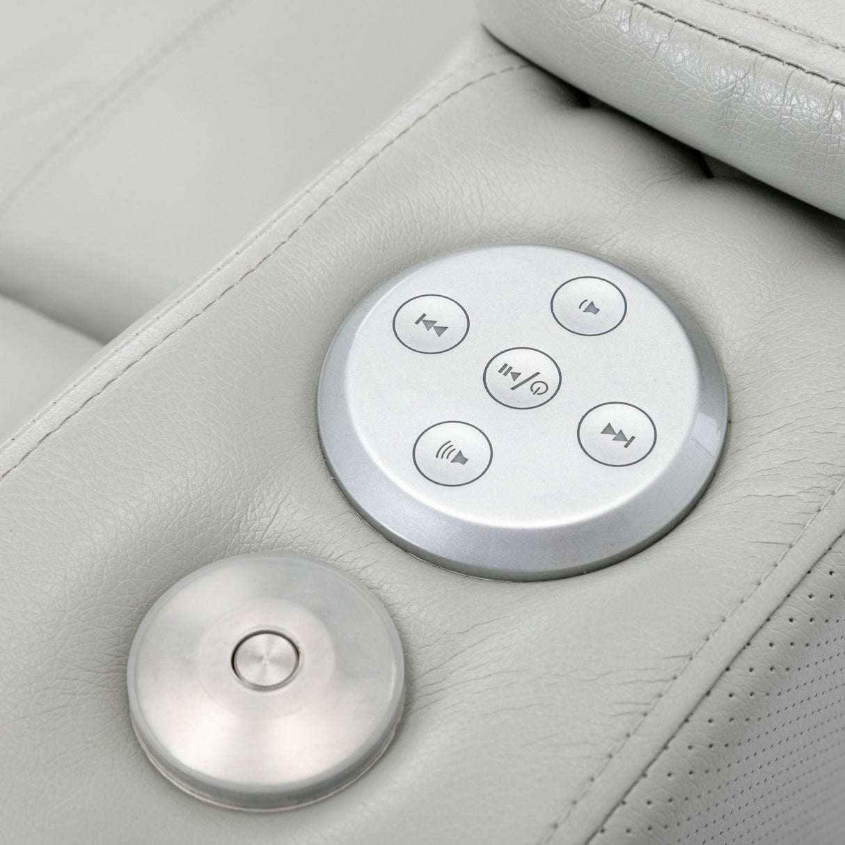 Power Motion Recliner Electric Power Recliner With USB Charging Port, Hidden Arm Storage, Convenient Cup Holder And tooth Speaker