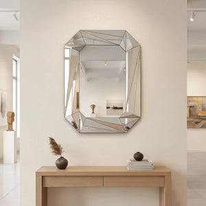 Diamond Shaped Large Wall Mirror