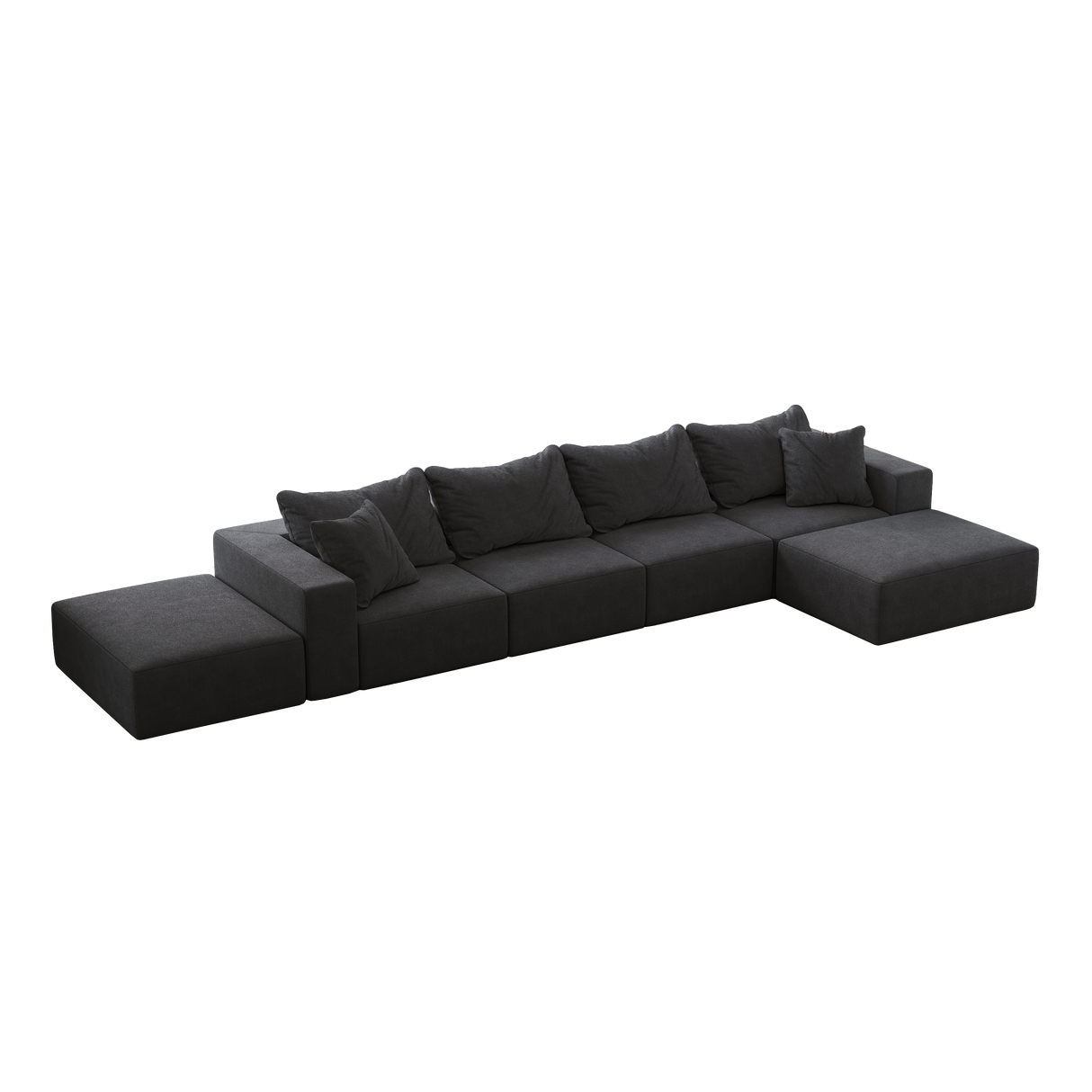 Oversized Sponge Cloud Sofa - Modern Sectional Couch Set