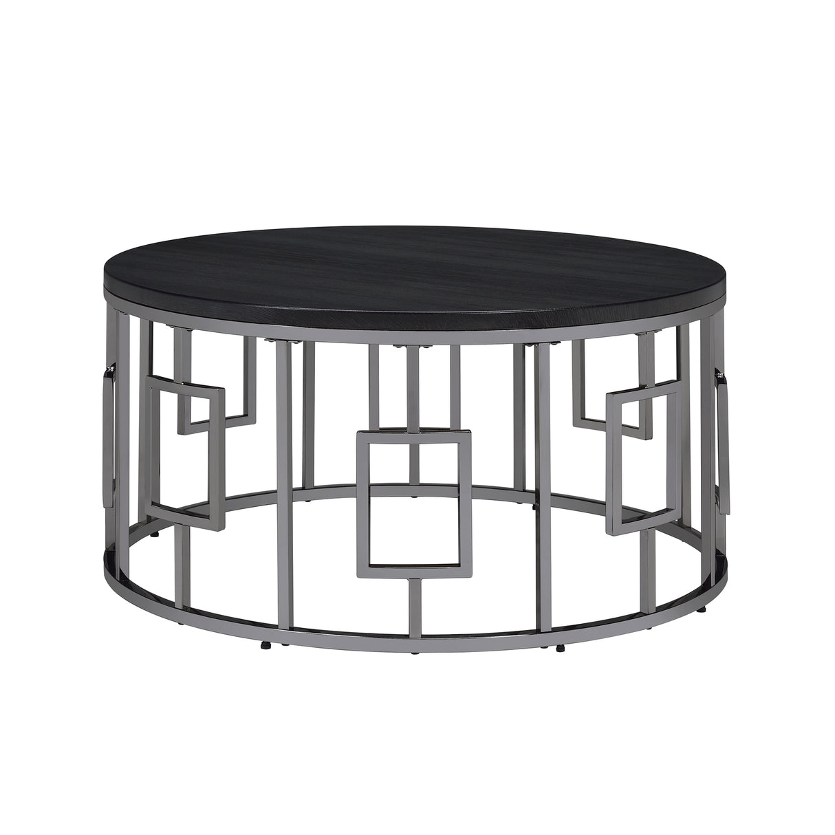Ester - round coffee table - chrome - 36'