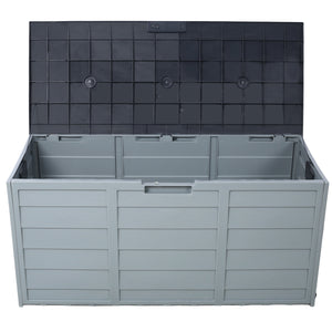 75 Gallon Resin Deck Box Storage Shed