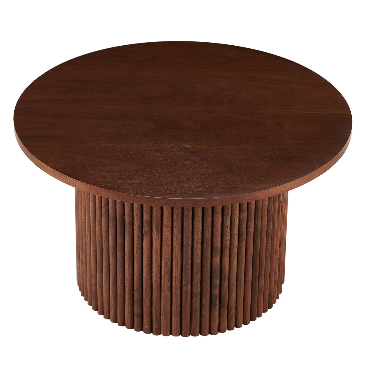 Fantasia Round Coffee Table with Column Design