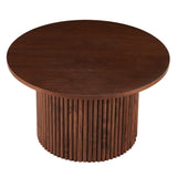 Fantasia Round Coffee Table with Column Design