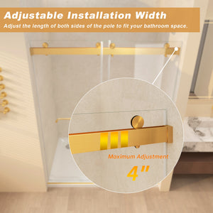 Frameless Sliding Glass Shower Doors