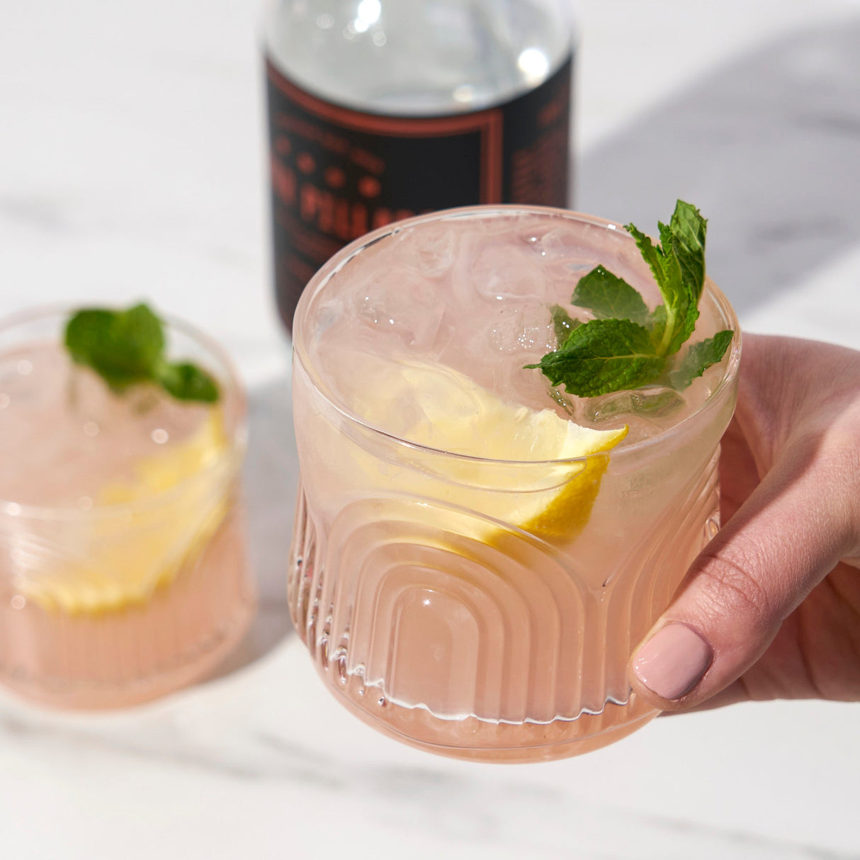Deco Beau Crystal Lowball Tumblers Viski® - Tuesday Morning - Tumblers