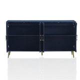 Modern Lacquered 4 Door Wooden Cabinet