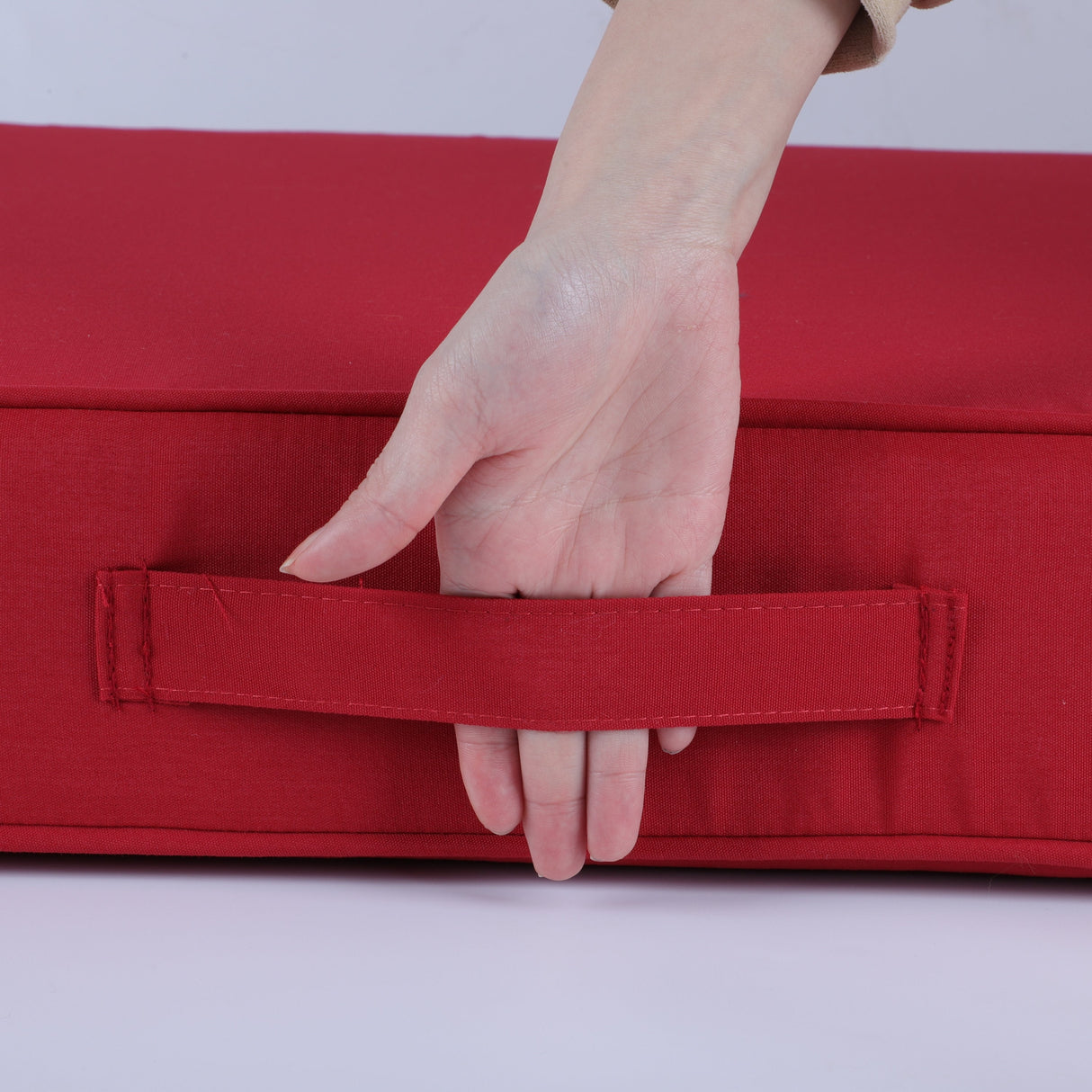 24x24 Inch Outdoor Deep Seat Cushion Set - Red