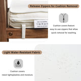 U_Style 7 Pieces Acacia Wood Outdoor Dining Set with Cushions