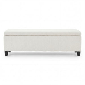 Upholstered Storage Ottoman Bench