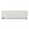 Upholstered Storage Ottoman Bench