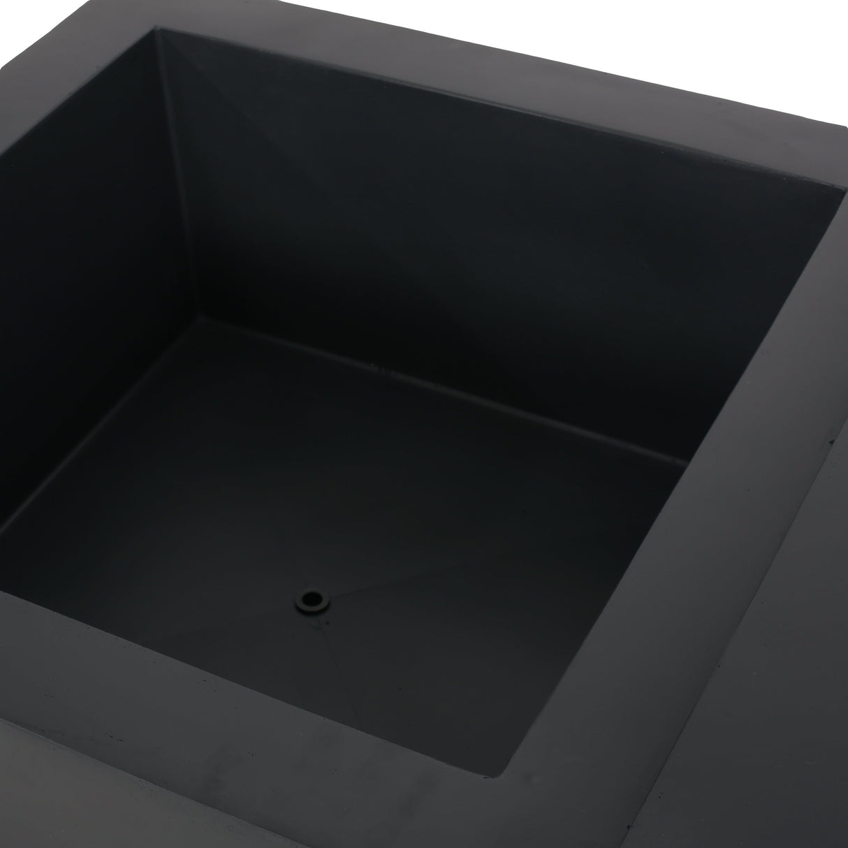 Outdoor 50,000 BTU Lightweight Concrete Fire Pit Table with Storage