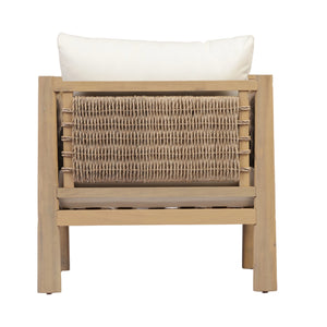 Set of 4 Outdoor Acacia Wood Patio Chairs