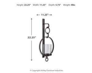 Ogaleesha - Wall Sconce - Brown